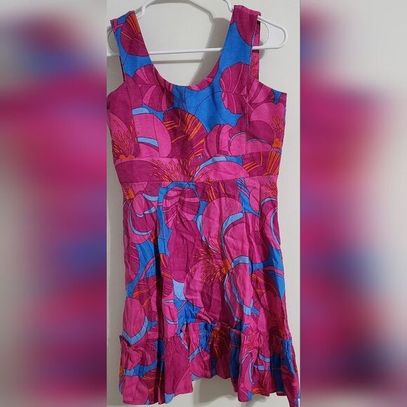 Tuckernuck X Cameran Eubanks Somberly Wild Azalea Mason Dress Size M - Picture 2 of 10